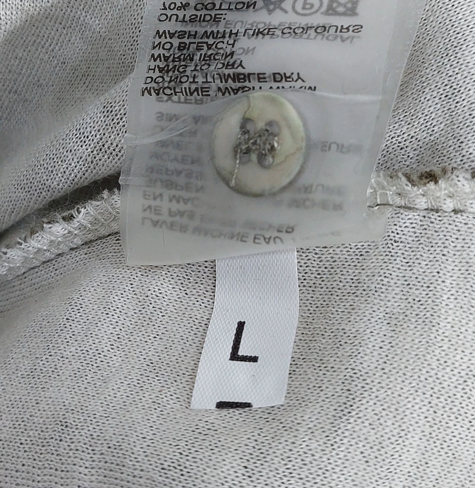 Camisa de manga larga con bolsillo Majestic Filatures - marrón claro L – photo 6